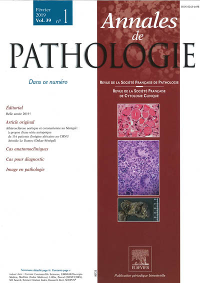ANNALES DE PATHOLOGIE