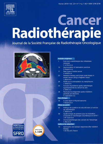 CANCER RADIOTHERAPIE