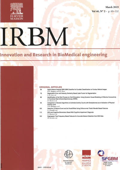 IRBM - Innovation and Research in BioMedical engineering