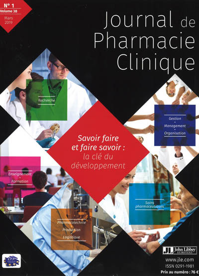 JOURNAL DE PHARMACIE CLINIQUE