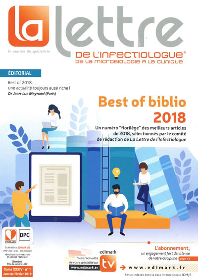 LETTRE DE L'INFECTIOLOGUE (LA)