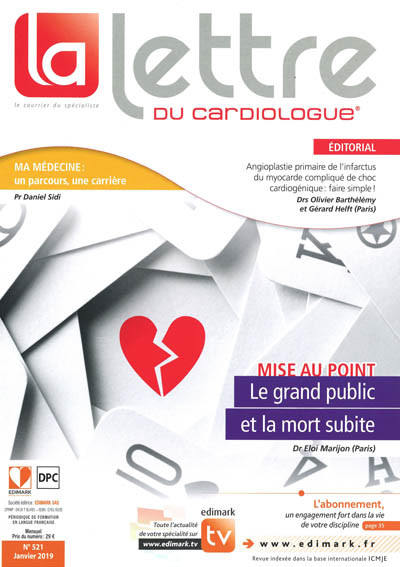 LETTRE DU CARDIOLOGUE (LA)