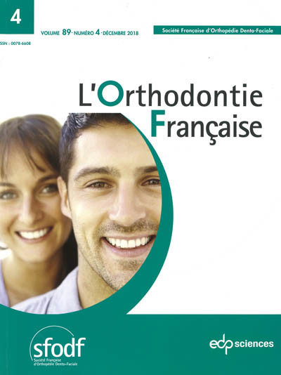 ORTHODONTIE FRANCAISE (L')