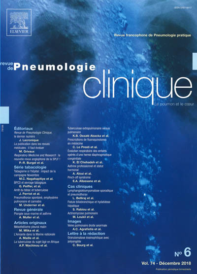 REVUE DE PNEUMOLOGIE CLINIQUE - Le poumon et le coeur